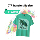 Custom DTF Transfers by Size