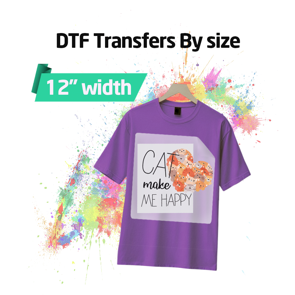 Custom DTF Transfers by Size