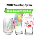 Custom UV DTF Stickers by Size