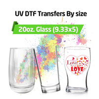 Custom UV DTF Stickers by Size