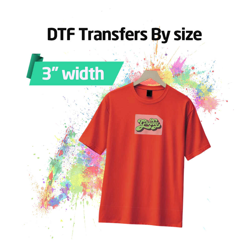 Custom DTF Transfers by Size