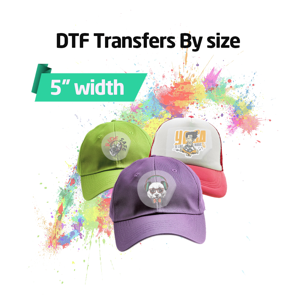 Custom DTF Transfers by Size