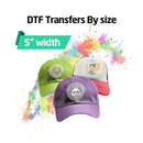 Custom DTF Transfers by Size