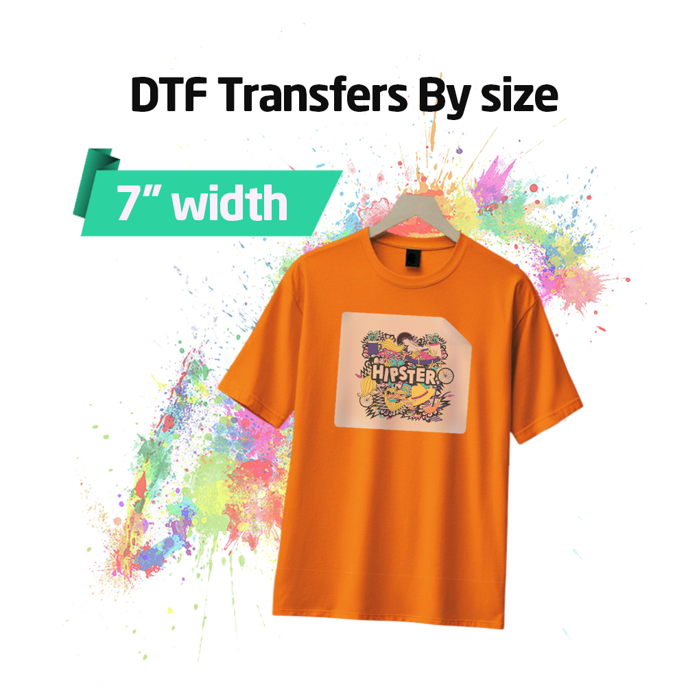 Custom DTF Transfers by Size