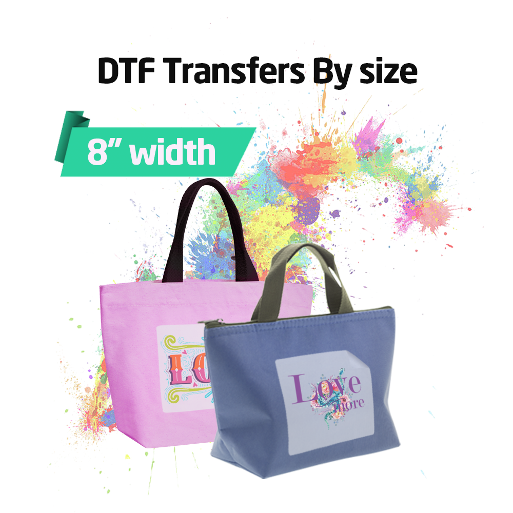 Custom DTF Transfers by Size