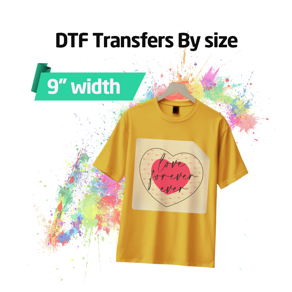 Custom DTF Transfers by Size