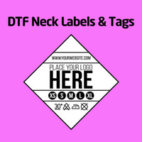 DTF Neck Labels & Tags