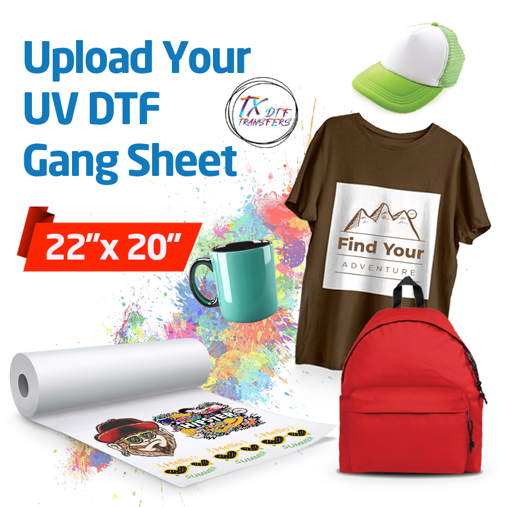 Upload UV DTF Gang Sheet