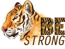 Be Strong Tiger Animal Design - Ready to Press