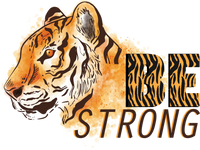 Be Strong Tiger Animal Design - Ready to Press