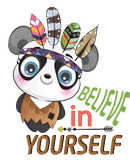 Believe in Yourself Panda Animal Design - Ready to Press