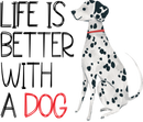 Dalmatian Dog Animal Design - Ready to Press