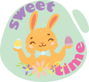 Sweet Time Bunny Animal Design - Ready to Press