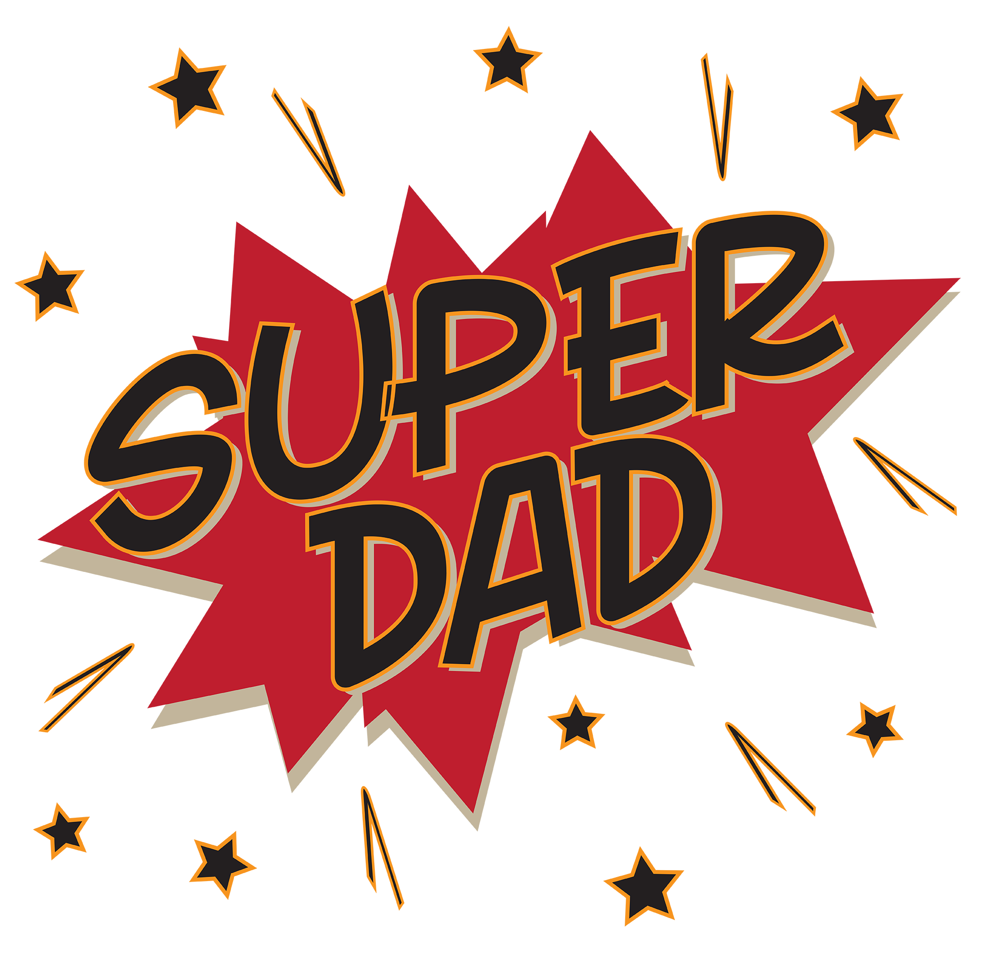 Super Dad Father's Day Design - Ready to Press