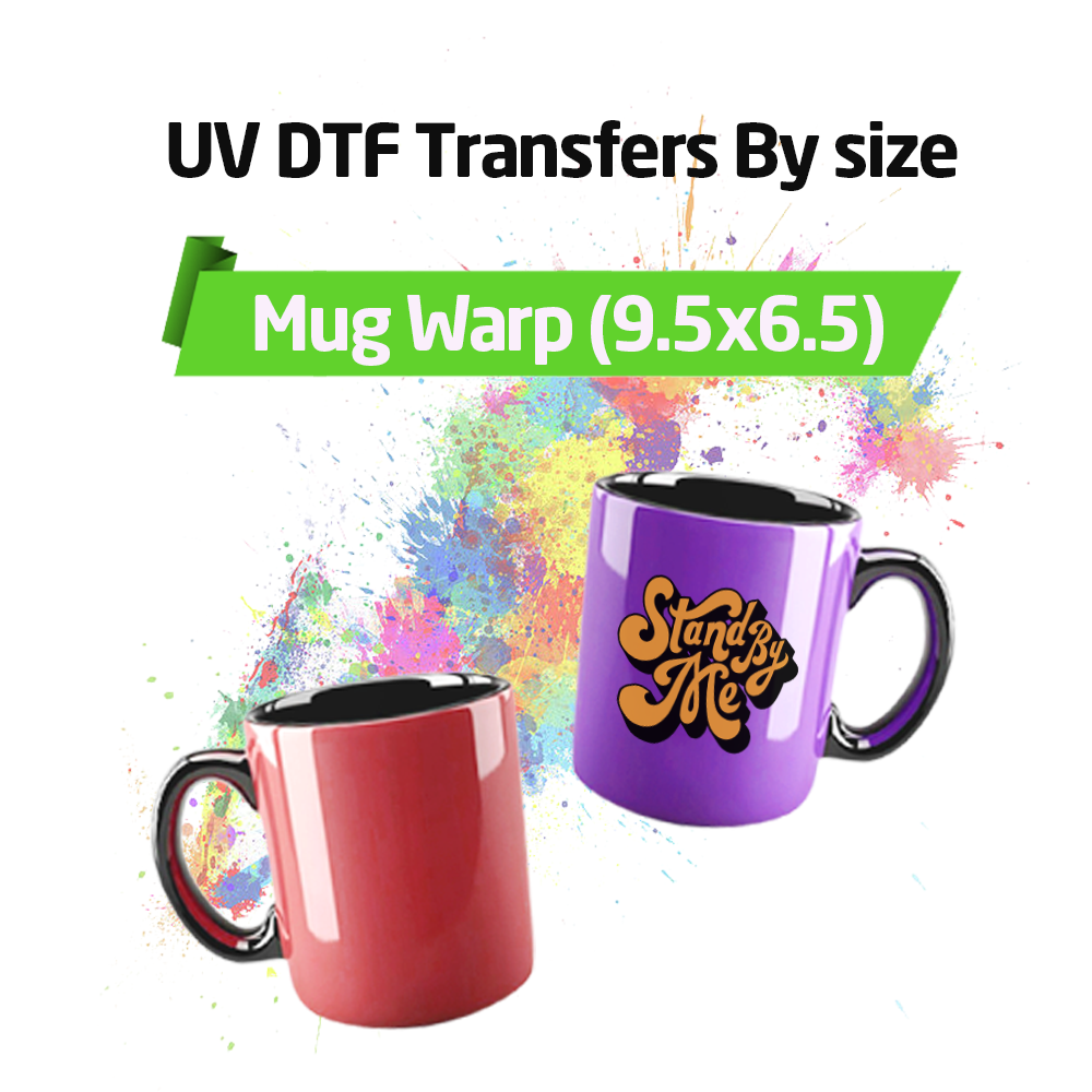 Custom UV DTF Stickers by Size