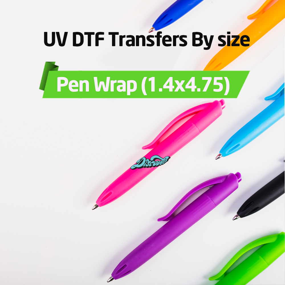 Custom UV DTF Stickers by Size