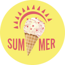 Sunshine Ice Cream Summer Design - Ready to Press