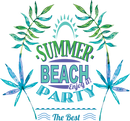 Summer Beach Party Summer Design - Ready to Press