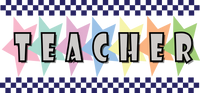Teacher (Bold Typography Design) Teacher's Day Design - Ready to Press