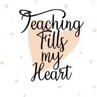 Teaching Fills My Heart Design - Ready to Press