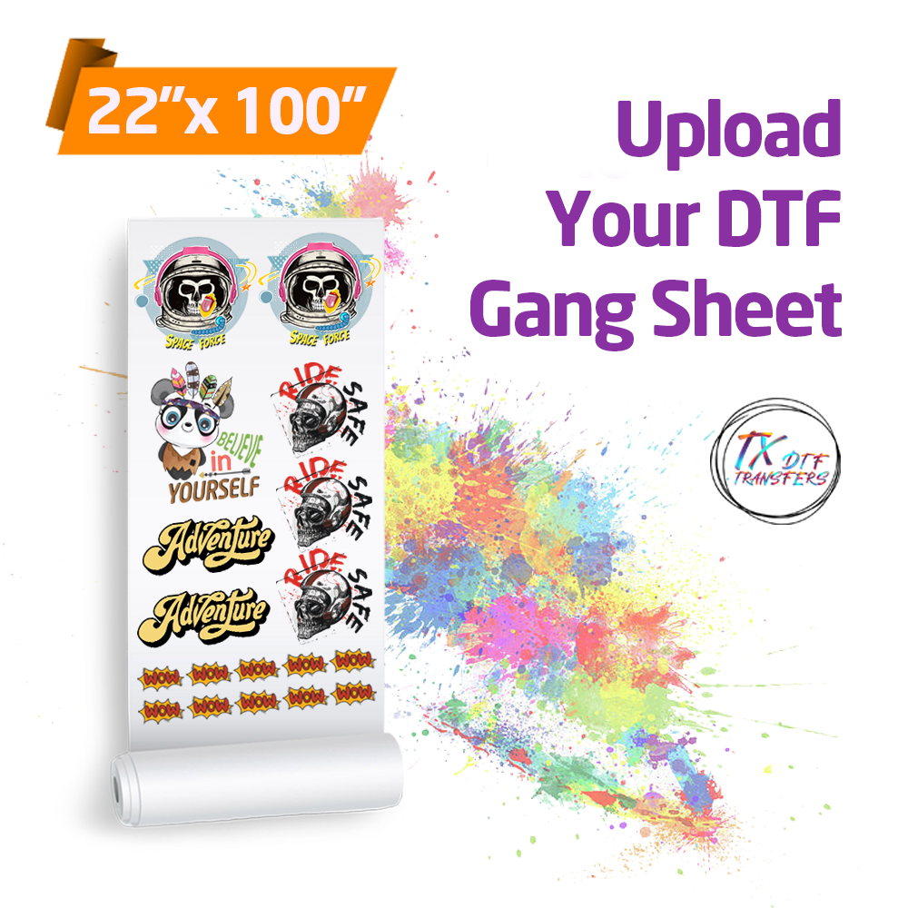 Upload DTF Gang Sheet