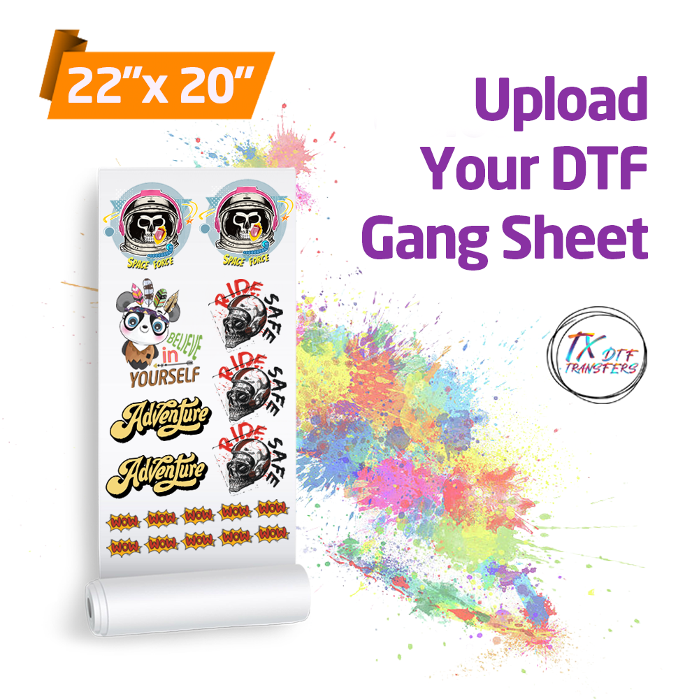 Upload DTF Gang Sheet